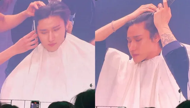 I.M MONSTA X โกนหัวบนเวที ก่อนเข้ากรม! 😢