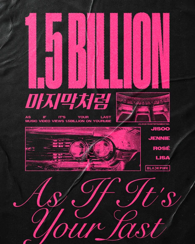 BLACKPINK's "AS IF IT'S YOUR LAST" ทะลุ 1.5 พันล้านวิว! 🎉