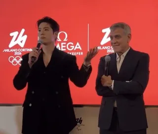 Park Bo Gum สุดปัง! ยืนเคียงข้าง George Clooney ที่งานเปิด Omega House