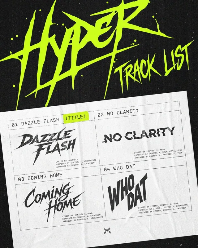 X:IN ปล่อยรายชื่อเพลงใน EP ใหม่ ‘Hyper’ 🎶