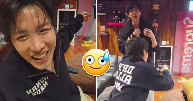 ของขวัญวันเกิดเซอร์ไพรส์จาก Jin ทำให้ J-Hope ตกใจ! 😱
