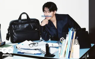 TUMI เปิดตัวภาพถ่ายดิจิทัล Alpha Collection featuring San จาก ATEEZ 🎉