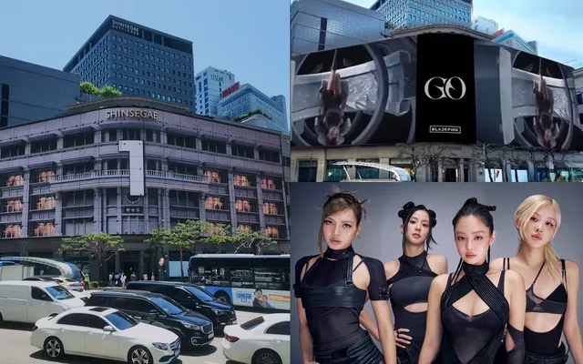 Shinsegae สาดแสง Myeongdong ด้วย MV "GO" ของ BLACKPINK 🌟