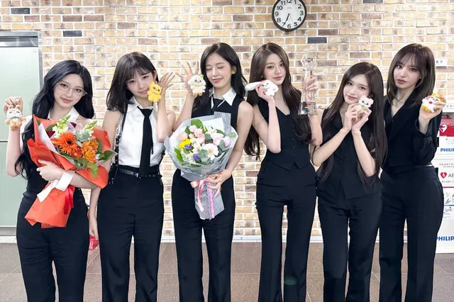 IVE คว้ารางวัลที่ 5 สำหรับ "BANG BANG" ใน "Music Bank"
