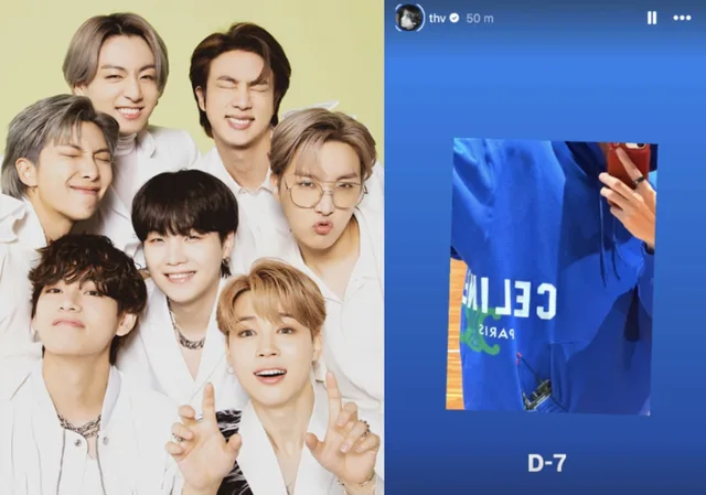 “D-7” V จาก BTS แชร์ภาพในห้องซ้อม เริ่มนับถอยหลังการกลับมา