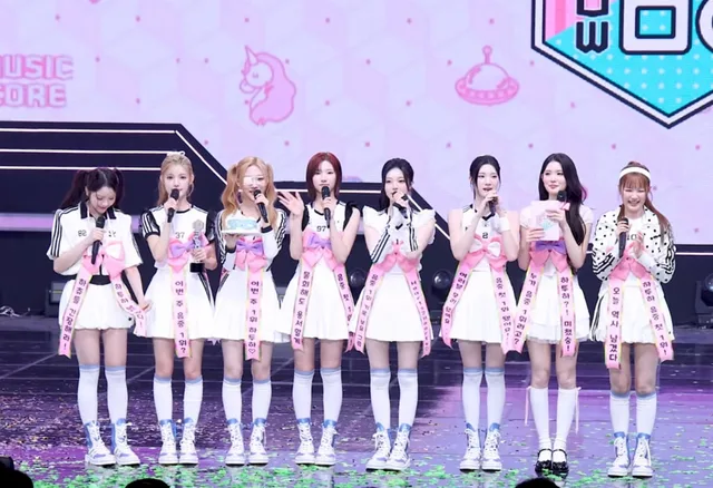 Hearts2Hearts คว้ารางวัลอันดับ 1 ด้วยเพลง “RUDE!” ในรายการ ‘Show! Music Core’