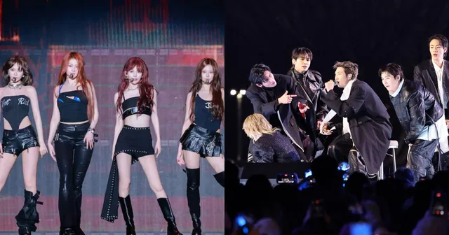 คอนเสิร์ต BTS ที่กวางฮวามุนถูกวิจารณ์เกี่ยวกับ LE SSERAFIM