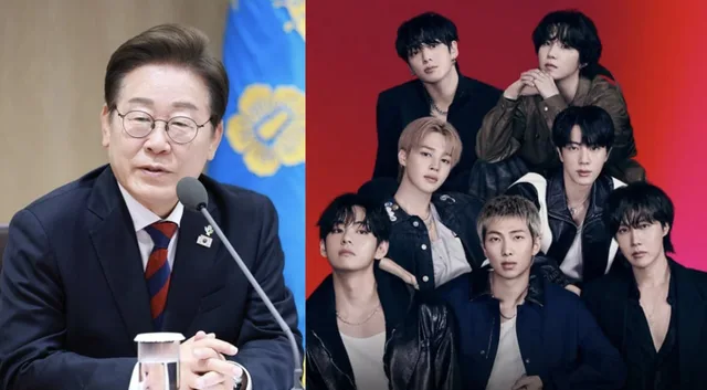 ประธานลีแจมยองชื่นชมการแสดงของ BTS ที่กวางฮวามุนว่าเป็น “ปัจจัยสำคัญ” ในการส่งเสริมเกาหลีใต้