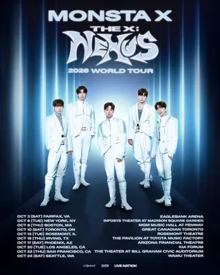 MONSTA X ประกาศเส้นทางทัวร์ 'THE X : NEXUS' ในอเมริกาเหนือ