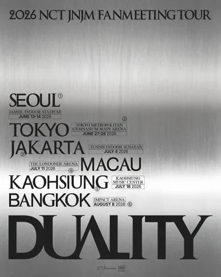 NCT JNJM ประกาศจุดแวะสำหรับทัวร์แฟนมีตติ้ง 2026 "DUALITY"