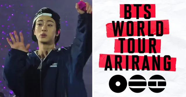 Jin จาก BTS ดูเหมือนจะไม่สนคำเตือนของทีมงานในคอนเสิร์ต “ARIRANG”