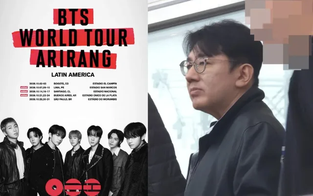 ประธาน HYBE บังชีฮยอก เข้าชมคอนเสิร์ต BTS ที่โกยาง แสดงความสนับสนุนในวันสองของทัวร์ ‘ARIRANG’
