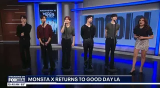 MONSTA X สร้างความประทับใจให้ผู้ชมในสหรัฐฯ ด้วยการแสดงสดใน 'Good Day LA'