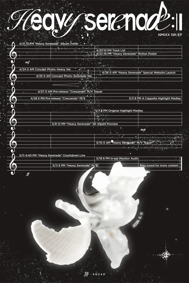 NMIXX ประกาศคัมแบ็กพร้อม EP ที่ 5 "Heavy Serenade"
