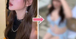 สมาชิกวงเกิร์ลกรุ๊ป K-Pop โชว์ “ไขมันหน้าท้อง” ในชุดบิกินี