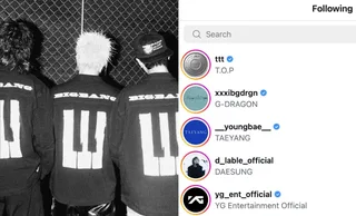 Big Bang ฉลองครบรอบ 20 ปี เปิดบัญชีโซเชียลมีเดีย แถมเซอร์ไพรส์ กดติดตาม T.O.P