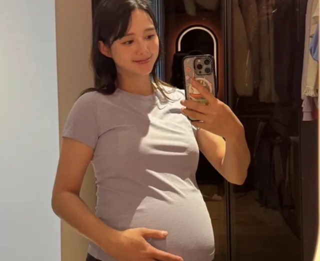 Nam Bo Ra เผยภาพท้องใกล้คลอด เตรียมตัวเป็นคุณแม่