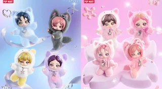 aespa แท็กทีม 'POP MART' ปล่อยคอลแลบสุดคิ้วท์
