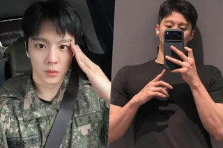 Kim Woo Seok จาก X1 ปลดประจำการแล้วจ้า!