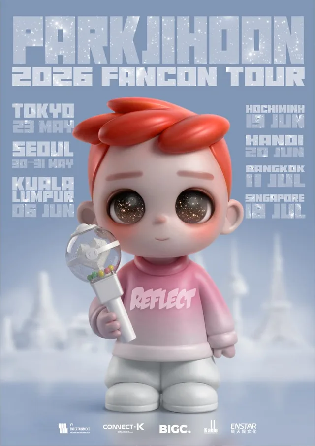 Park Ji Hoon ประกาศเพิ่มตารางทัวร์แฟนคอนเสิร์ต 'RE:FLECT' ในเอเชีย