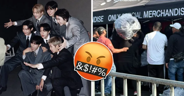 แฟนๆ BTS ในเม็กซิโกเดือดจัด! หลังเจอพ่อค้าแม่ค้าคนกลางกวาดซื้อของ Official Merch หน้าคอนเสิร์ต
