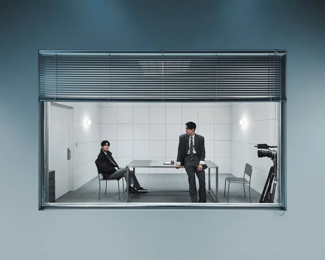 Shownu x Hyungwon แปลงร่างเป็นตำรวจและผู้ต้องสงสัยในทีเซอร์สุดเข้มข้นสำหรับอัลบั้ม 'Love Me'