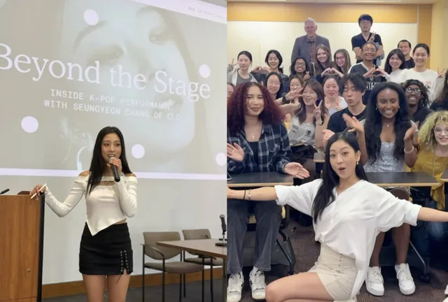 Seungyeon วง CLC จัดเต็มทั้งบรรยายและโชว์เต้นที่ UCLA