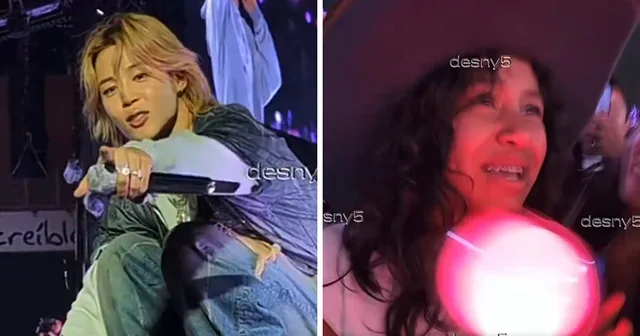 Jimin แห่ง BTS มอบหมวกปลอบใจแฟนคลับที่กำลังร้องไห้ในคอนเสิร์ตที่เม็กซิโก