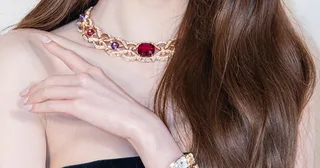 Jang Wonyoung IVE สวยสะกดทุกสายตาในงานอีเวนต์ BVLGARI