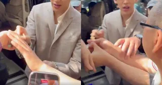 เอ้า! BamBam กำลังจะแจกลายเซ็น แต่กลับถูกขัดจังหวะซะงั้น!