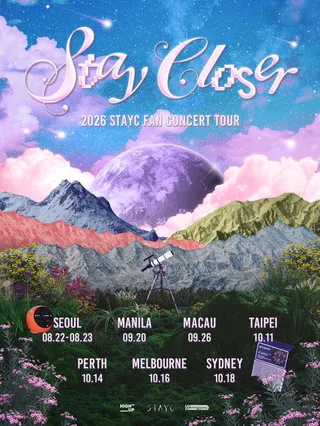 STAYC ประกาศวันและเมืองสำหรับแฟนคอนเสิร์ตทัวร์ปี 2026 “STAY CLOSER”