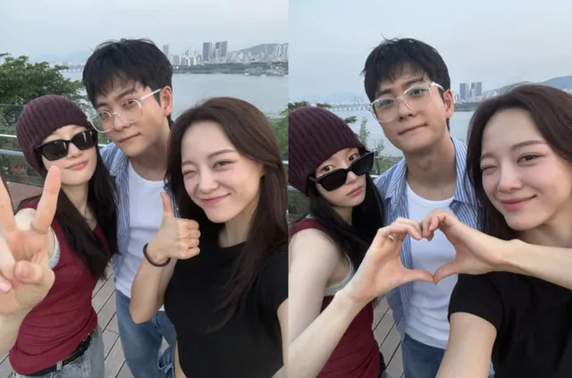 Kim Se Jeong, Jung Chae Yeon, Kang Tae Oh รวมตัวริมแม่น้ำฮัน แฟนๆ กรี๊ด! คิดถึงเคมีคู่นี้