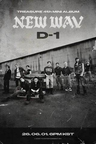 TREASURE ปล่อยโปสเตอร์ D-1 เตรียมคัมแบ็กอัลบั้มใหม่ 'NEW WAV'