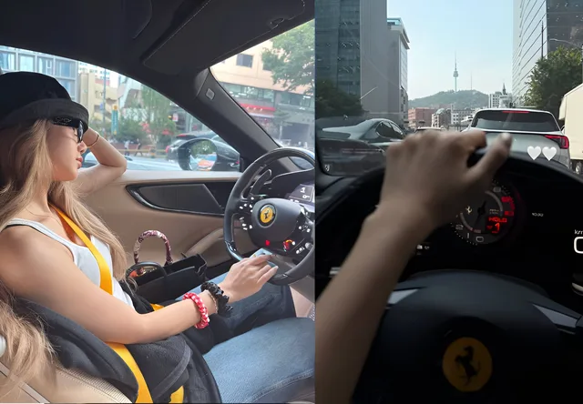 Lisa ขับ Ferrari สุดหรูชมวิว ชิวๆ