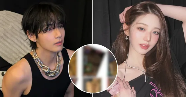 ชาวเน็ตถกสนั่น! รูปดินเนอร์ของ Wonyoung (IVE) ถูกโยงว่าอยู่กับ V (BTS)