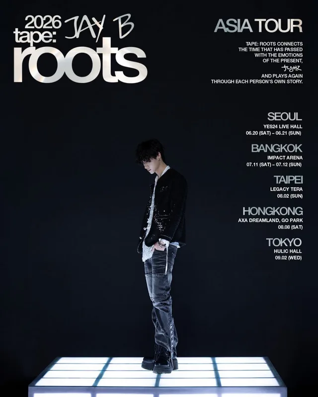 Jay B GOT7 เตรียมจัดทัวร์คอนเสิร์ต 'tape: roots' ทั่วเอเชีย หลังคัมแบ็กสุดปังกับอัลบั้ม 'TR.EE'