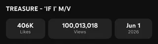 MV เพลง "IF I" ของ TREASURE แรงไม่หยุด! ทะลุ 100 ล้านวิวเร็วสุดของปี 2026