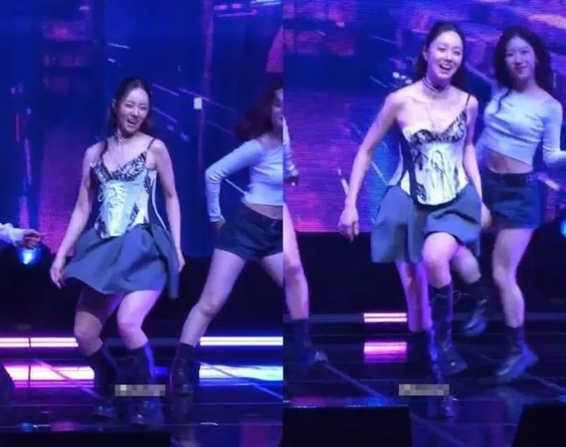 Hyeri วง Girl's Day โชว์สปิริต แก้สถานการณ์ชุดหลุดบนเวทีได้อย่างมืออาชีพ