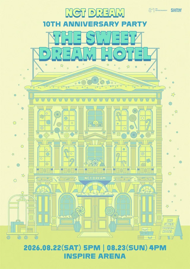 NCT DREAM จัดแฟนมีตติ้งฉลองครบรอบ 10 ปี “THE SWEET DREAM HOTEL”