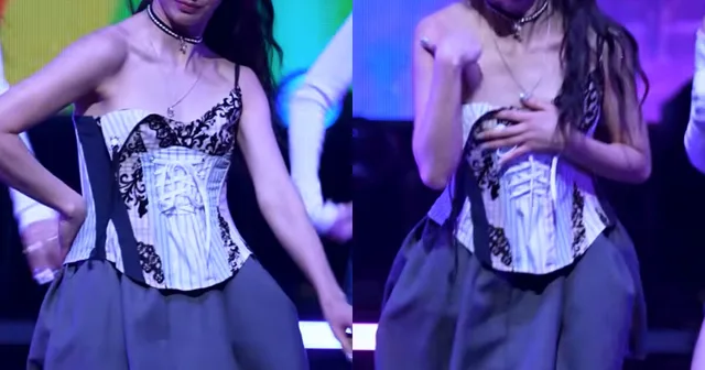 Hyeri เกือบไปแล้ว! สายชุดหลุดกลางเวที แต่รับมือได้โปรสุดๆ