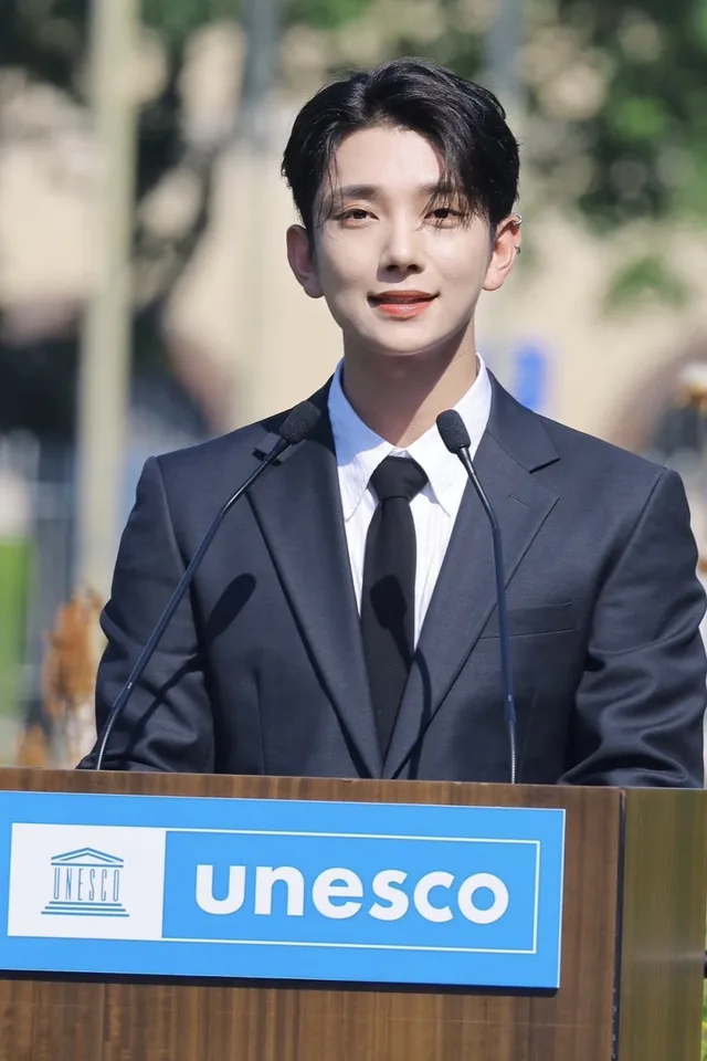 Joshua วง SEVENTEEN เตรียมขึ้นกล่าวสุนทรพจน์ที่ UNESCO กรุงปารีส