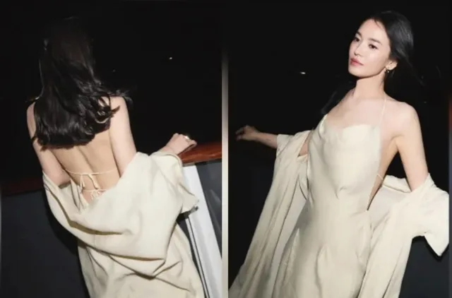 Song Hye Kyo อวดลุคแซ่บในชุดราตรีเปิดหลังสุดปังที่ปารีส ทำเอาโซเชียลแตกตื่น!
