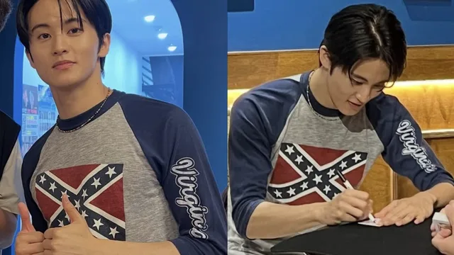 Mark อดีตสมาชิก NCT ออกมาขอโทษ หลังใส่เสื้อลายธง Confederate