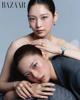 Gong Seung Yeon และ Jeongyeon TWICE แท็กทีมถ่ายแบบคู่กันครั้งแรกให้ 'Harper's Bazaar'!