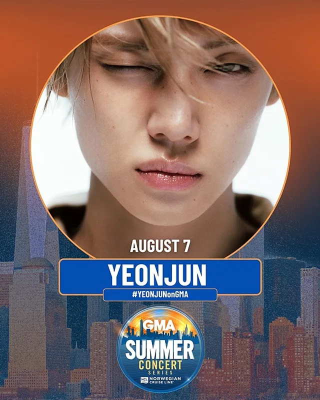 Yeonjun จาก TXT เตรียมขึ้นโชว์ในรายการ 'Good Morning America' 'Summer Concert Series'