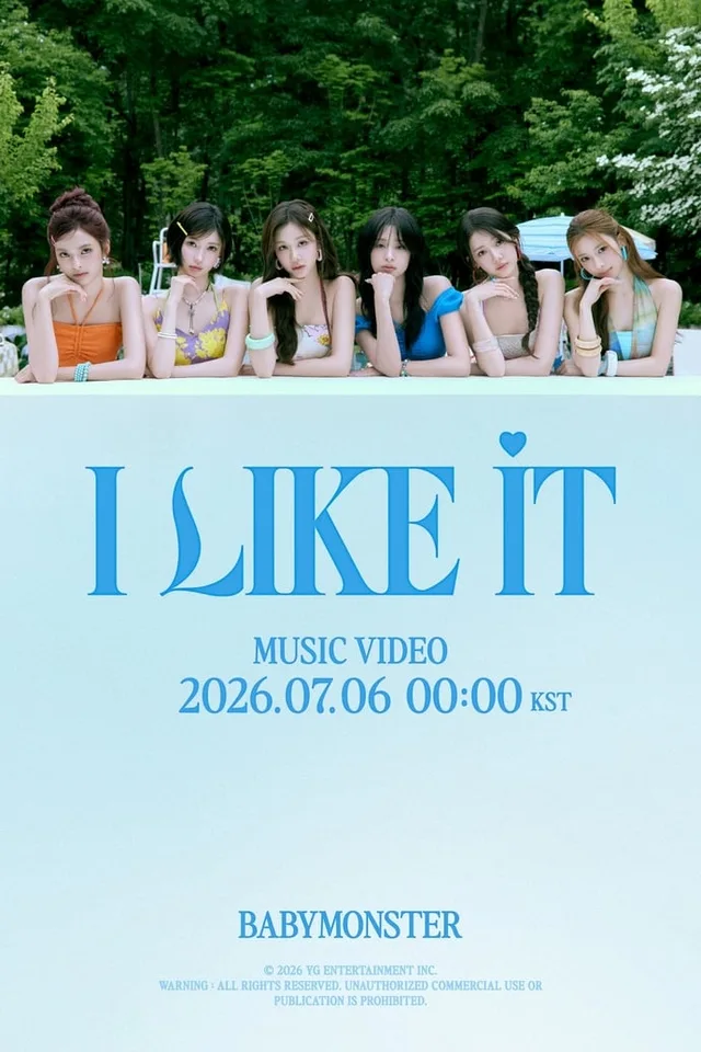 BABYMONSTER ปล่อยภาพกลุ่มใหม่สุดปังสำหรับเพลง B-side 'I LIKE IT' เตรียมรับซัมเมอร์!