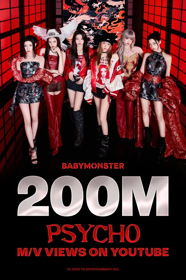 MV เพลง 'Psycho' ของ Babymonster ทะลุ 200 ล้านวิวบน YouTube แล้ว!