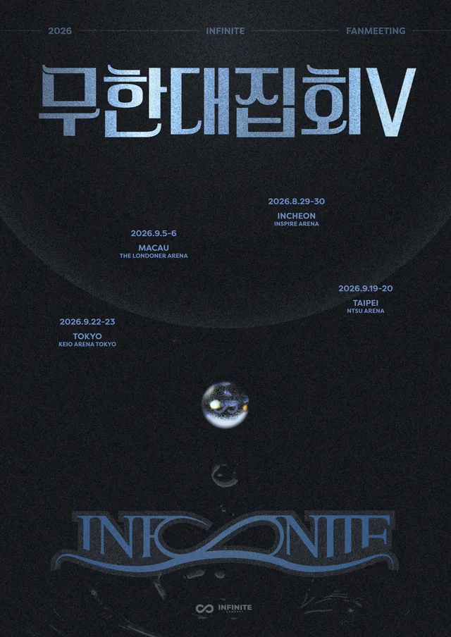 INFINITE เตรียมจัดแฟนมีตติ้งทัวร์ “INFINITE Rally V” ปี 2026