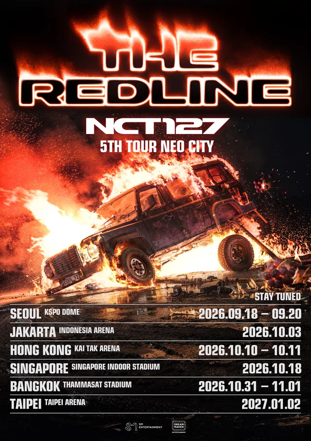 NCT 127 ประกาศตารางทัวร์คอนเสิร์ตครั้งที่ 5 “NEO CITY – THE REDLINE”