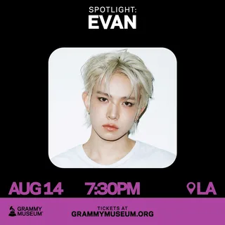 Evan เตรียมขึ้นโชว์สุดพิเศษที่ Grammy Museum ลอสแอนเจลิส!